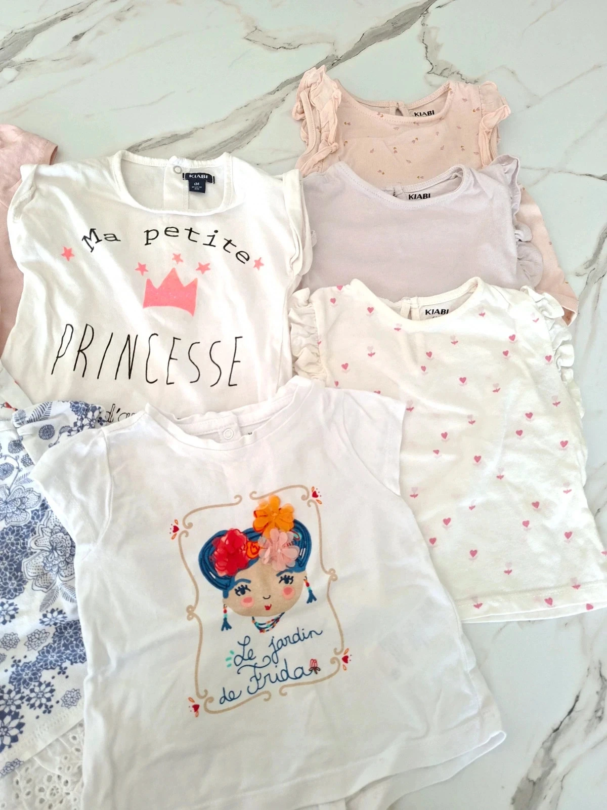 Lot de 8 tee-shirts fille MC 6 mois 🌸 – photo 3